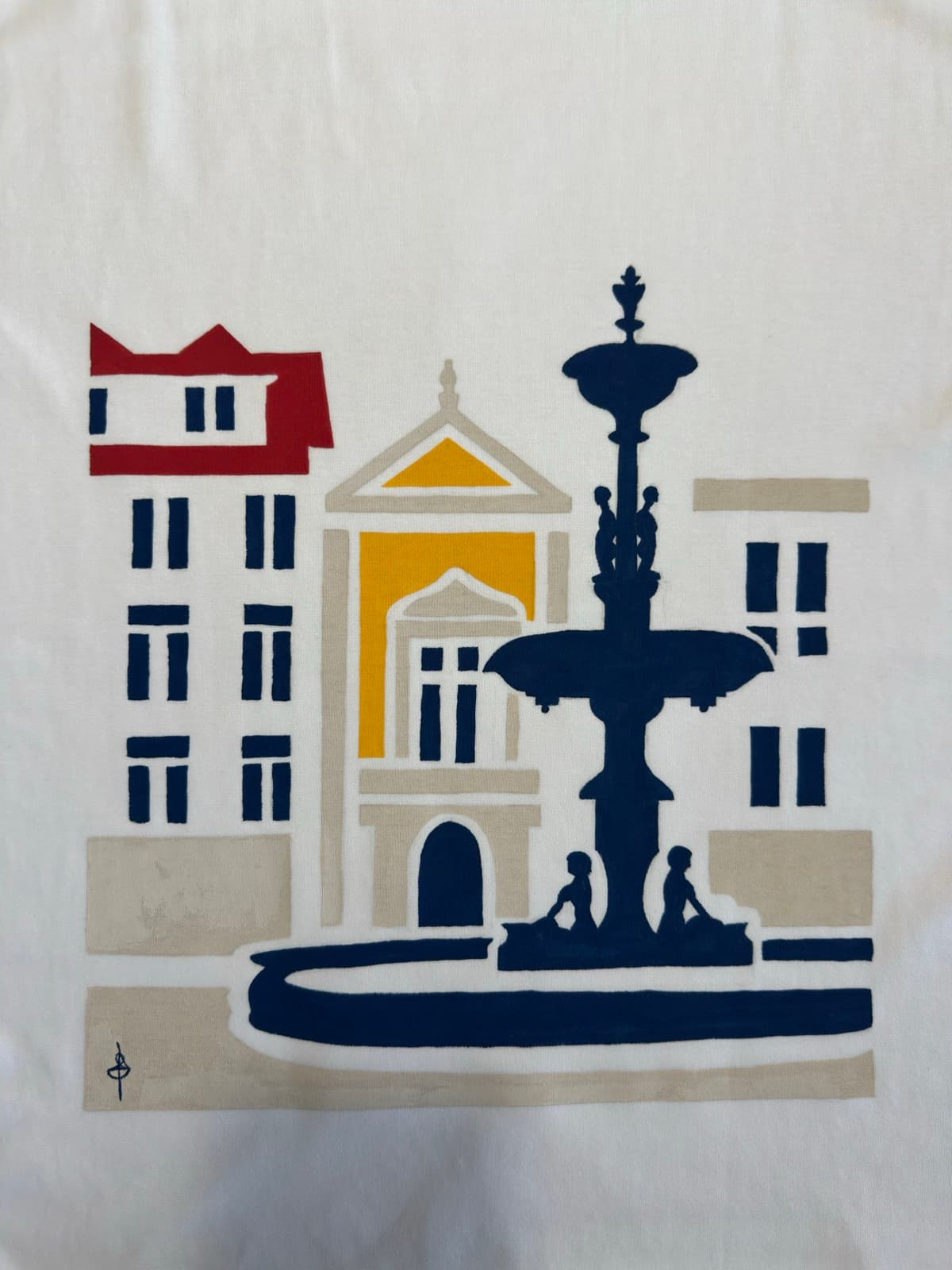 Lisbon, painted by hand (close-up)